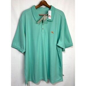 Tommy Bahama Mens Supima Cotton Mojito Polo Shirt Size 3XL  Flaw